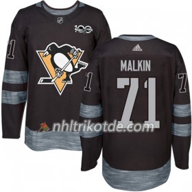 Pittsburgh Penguins Trikot Evgeni Malkin 71 1917-2017 100th Anniversary Adidas Schwarz Authentic - Herren